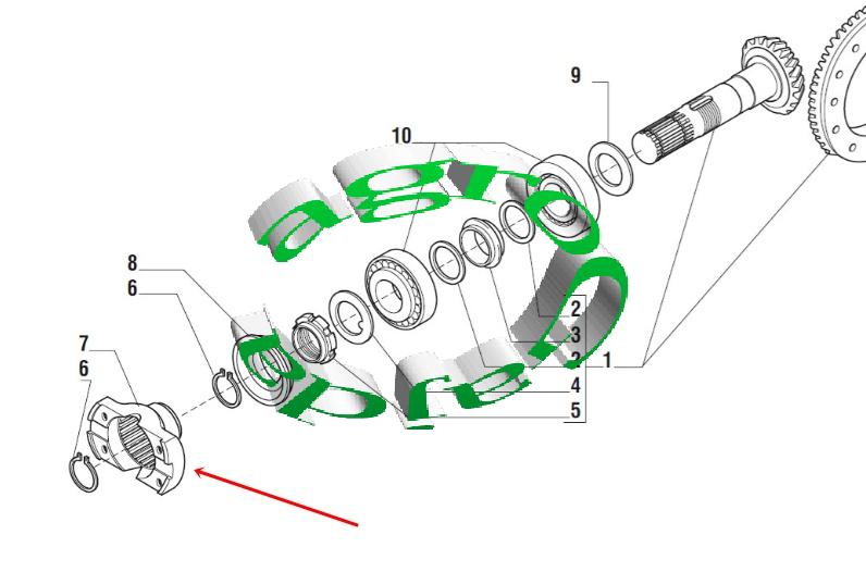 FLANSZA WAU NAPDOWEGO MC CORMICK 140011  OEM