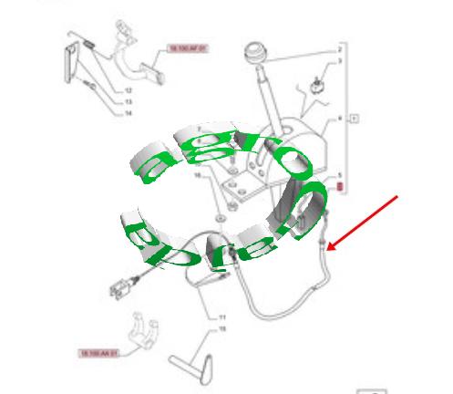 LINKA ZACZANIA WOM CASE FARMALL 65A 84367464