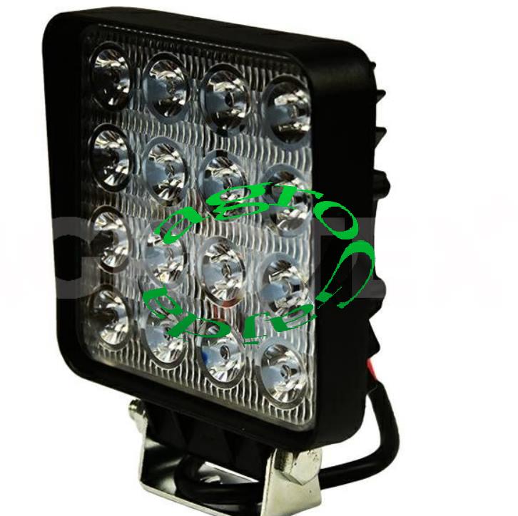 HALOGEN KWADRATOWY LED LAMPA ROBOCZA 16X3W 