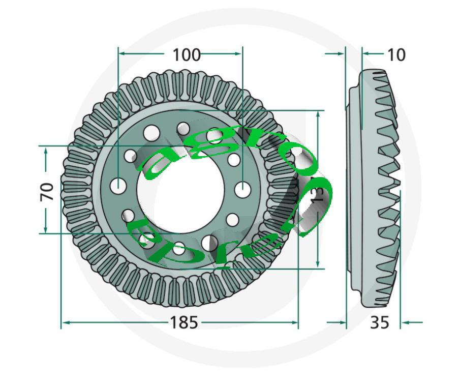 KOO TALERZOWE DEUTZ Z-45 06581527