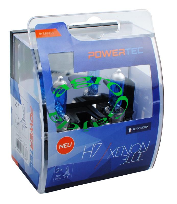 ŻARÓWKA 12V H7 55W PX26D XENON BLUE PTZXB7-DUO