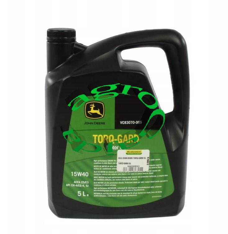 OLEJ JOHN DEERE TORQ-GARD SUPREME 15W40 5L