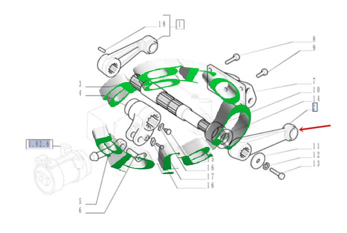 RAMIĘ PODNOŚNIKA LEWE CNH 5123957