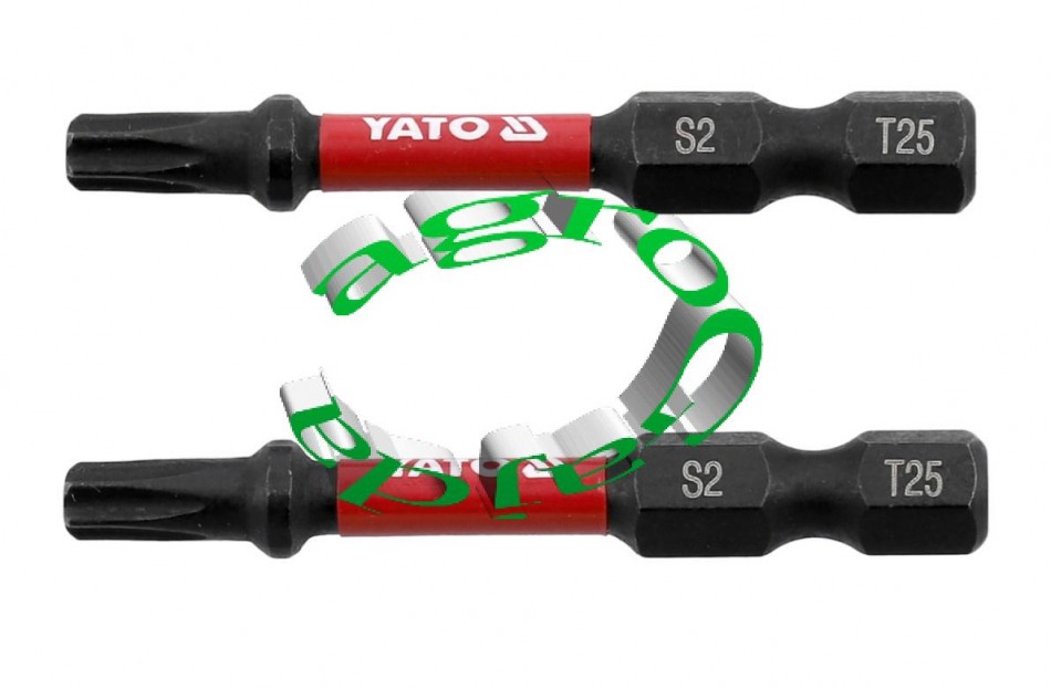BIT UDAROWY 1/4 T25 X 50 mm YT-78054 - 2 szt.