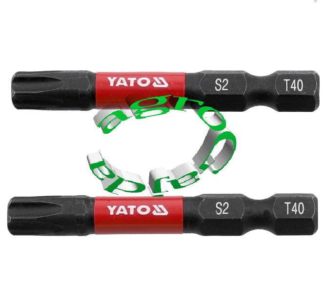 BIT UDAROWY 1/4 T40 X 50 mm YT-78057 - 2 szt.