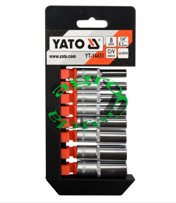 ZESTAW NASADEK DUGICH 1/4, 8 CZʦCI YT-14431
