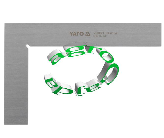 KĄTOWNIK ŚLUSARSKI 200X130 mm DIN 875/2 YT-70753