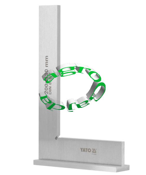 KĄTOWNIK ŚLUSARSKI ZE STOPKĄ 300X200 mm DIN 875/2