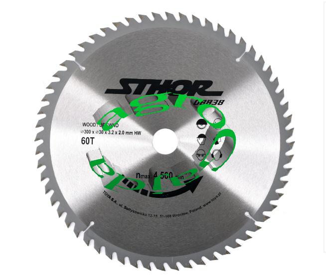 PI�A TARCZOWA DO DREWNA 300X30 ; Z-60 ; OTW�R - 30