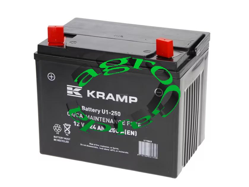 AKUMULATOR 12V 24AH 250A KRAMP 