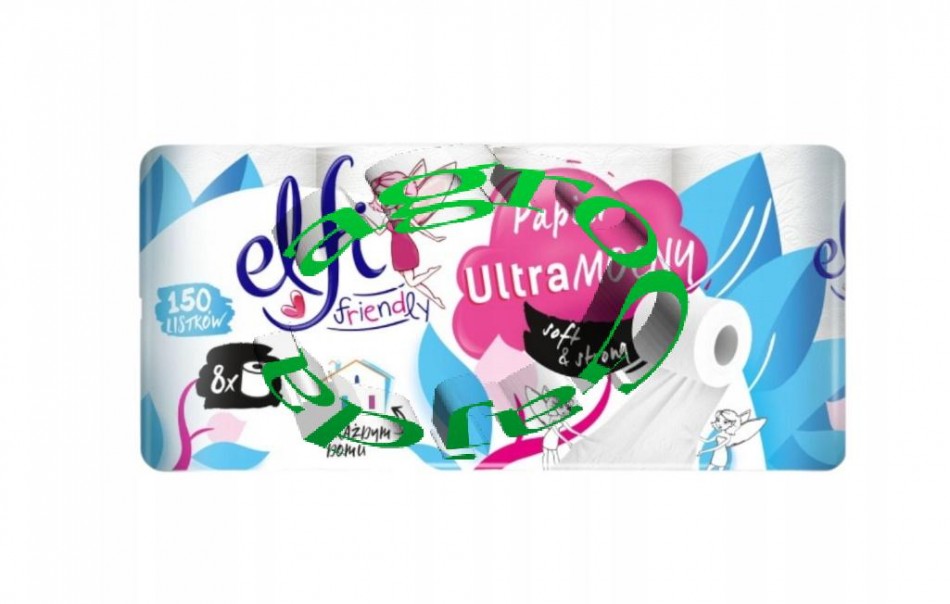 PAPIER TOALETOWY ELFI DECORATO 8 ROLEK