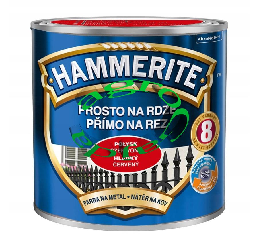HAMMERITE FARBA NA RDZ� 0,7L CZERWONY PO�YSK
